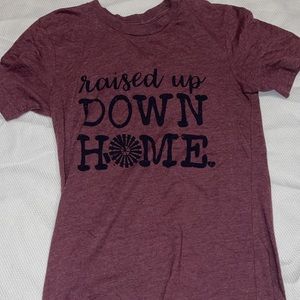 purple and black lulu&mac tee